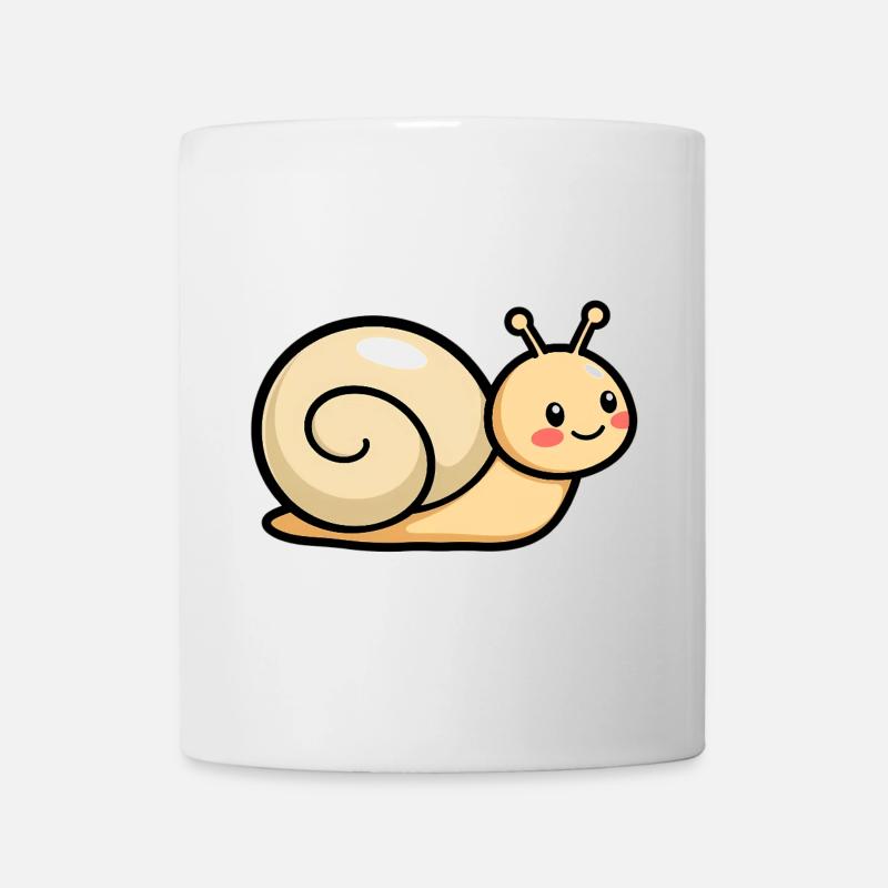 Escargot - Mug blanc - blanc