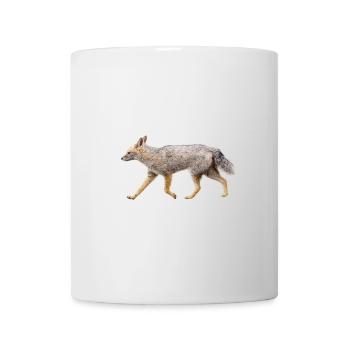 Fuchs in Silhouette Wild Night - Tasse - Weiß - Vorne