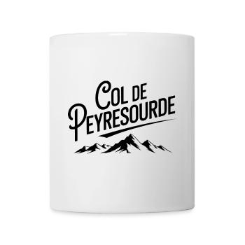 Col de Peyresourde Cycling Climb Art - Mug - white - Front