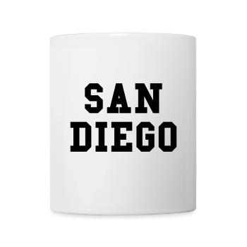 San Diego - couleur personnalisable - Mug blanc - blanc - Devant