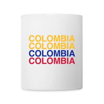 KOLUMBIEN Colombian Flag - COLOMBIA - Tasse - Weiß - Vorne