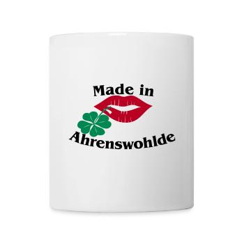 Made in Ahrenswohlde - Tasse - Weiß - Vorne