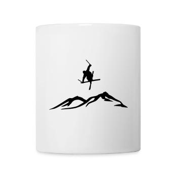 Ski freestyle - Mug - white - Front