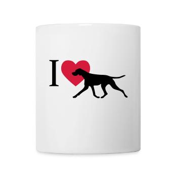 I love Pointer - Tasse - Weiß - Vorne