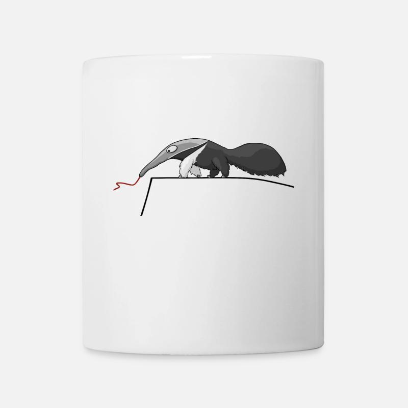 Ameisenbär - Tasse - Weiß