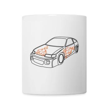 Voitures de sport, Voitures de course, Automobiles - Mug blanc - blanc - Devant