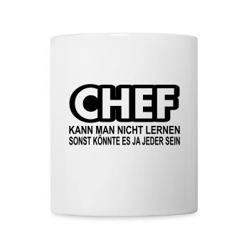 chef - Tasse - Weiß - Vorne