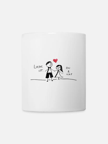Love is ..._ RED - Mug - white