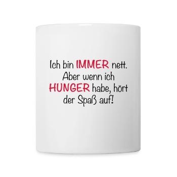 Immer Hunger - Tasse - Weiß - Vorne