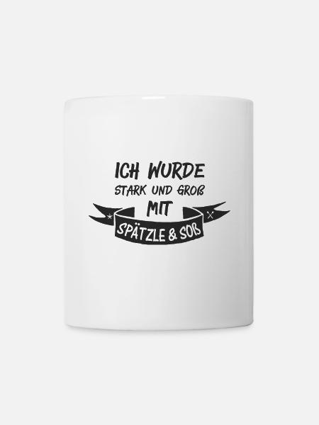 SPÄTZLE & SOß - Tasse - Weiß