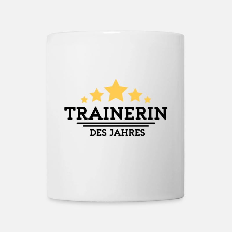 trainerin des Jahres - Tasse - Weiß