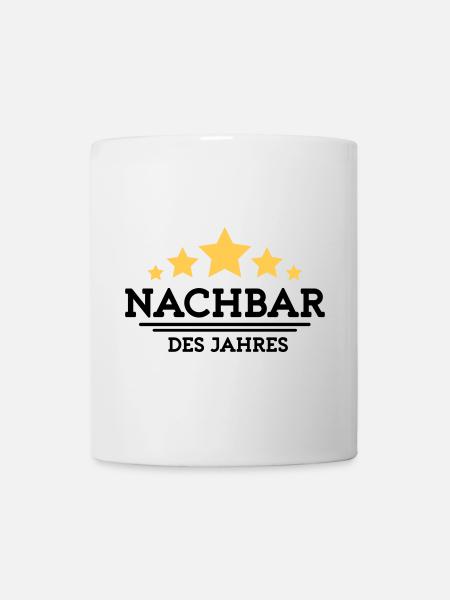nachbar des Jahres - Tasse - Weiß