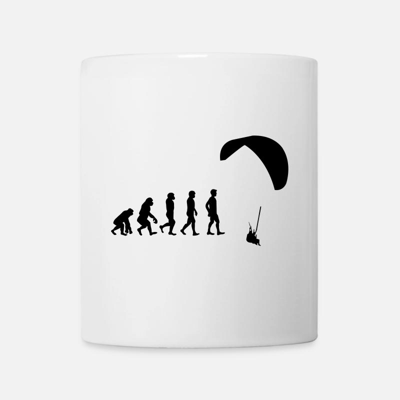 Evolution Gleitschirm - Tasse - Weiß