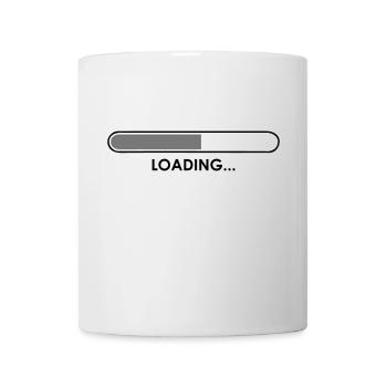 Universelles Loading Symbol - 2C - Tasse - Weiß - Vorne