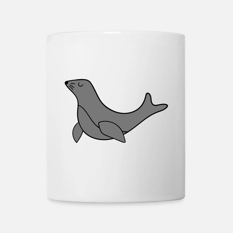 otarie - Mug blanc - blanc
