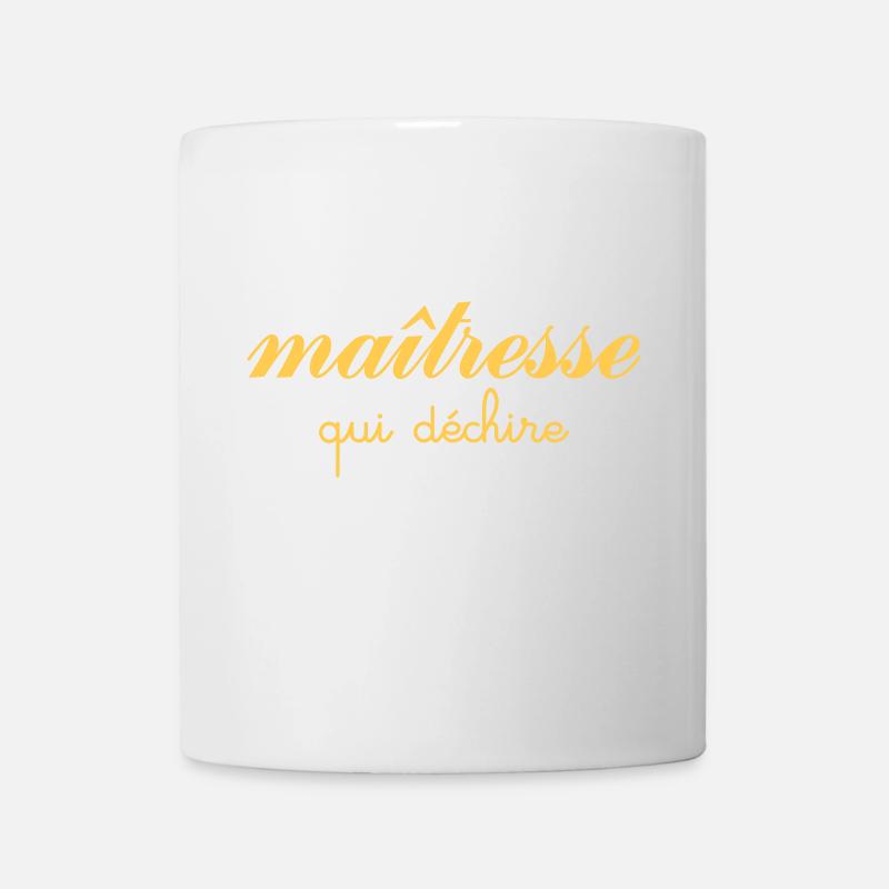 Maîtresse Qui Déchire - Mug blanc - blanc