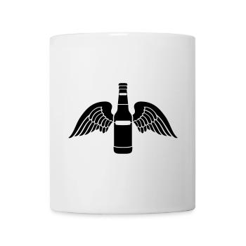 beer bottle wings 1c - Mug - white - Front