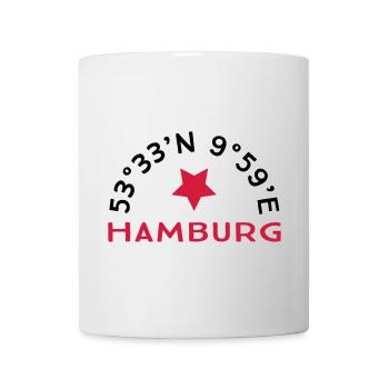 Hamburg - Tasse - Weiß - Vorne