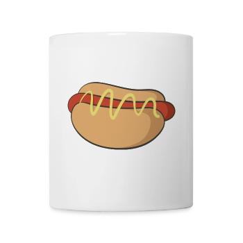 hot dog - Mug - white - Front