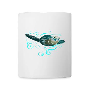 Wasserschildkröte - Mug blanc - blanc - Devant