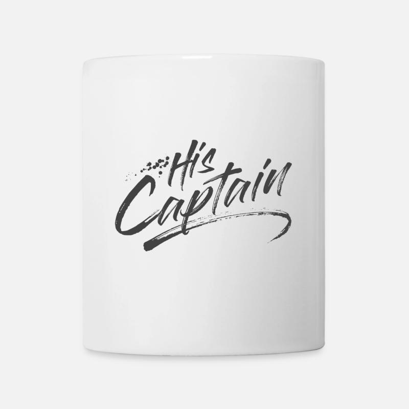 His Captain - Mug - white