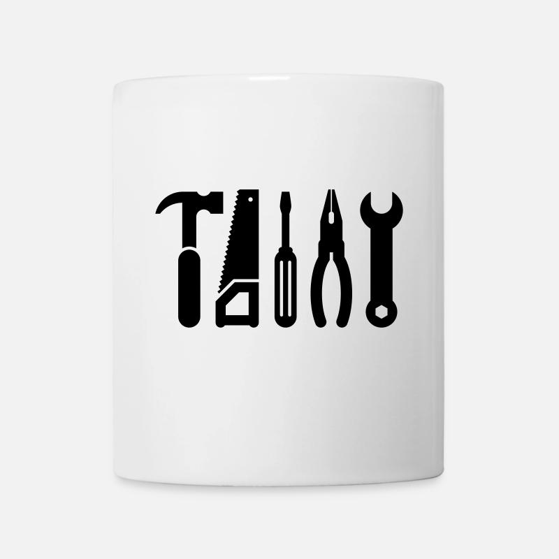 Werkzeuge - Tasse - Weiß