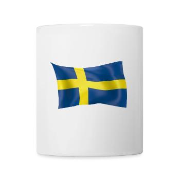 Schwedenflagge - Tasse - Weiß - Vorne