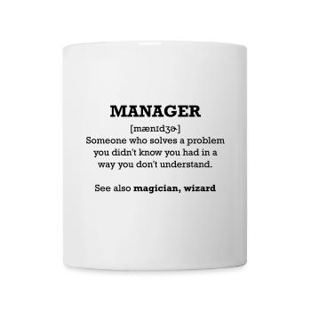 manager - wizard - Mug - white - Front