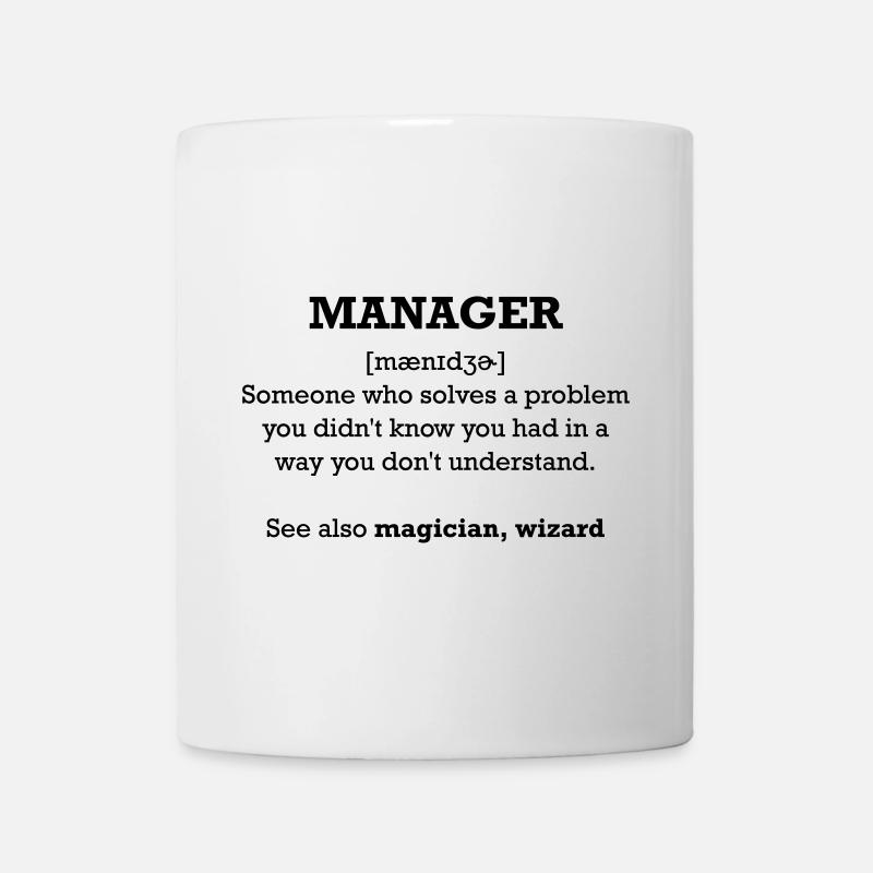 Manager - wizard - Tasse - Weiß