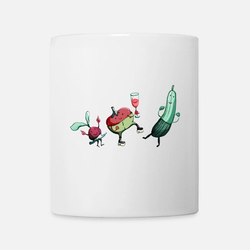 fresh veggis - Mug - white
