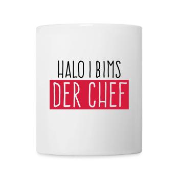 I bims der Chef - Tasse - Weiß - Vorne