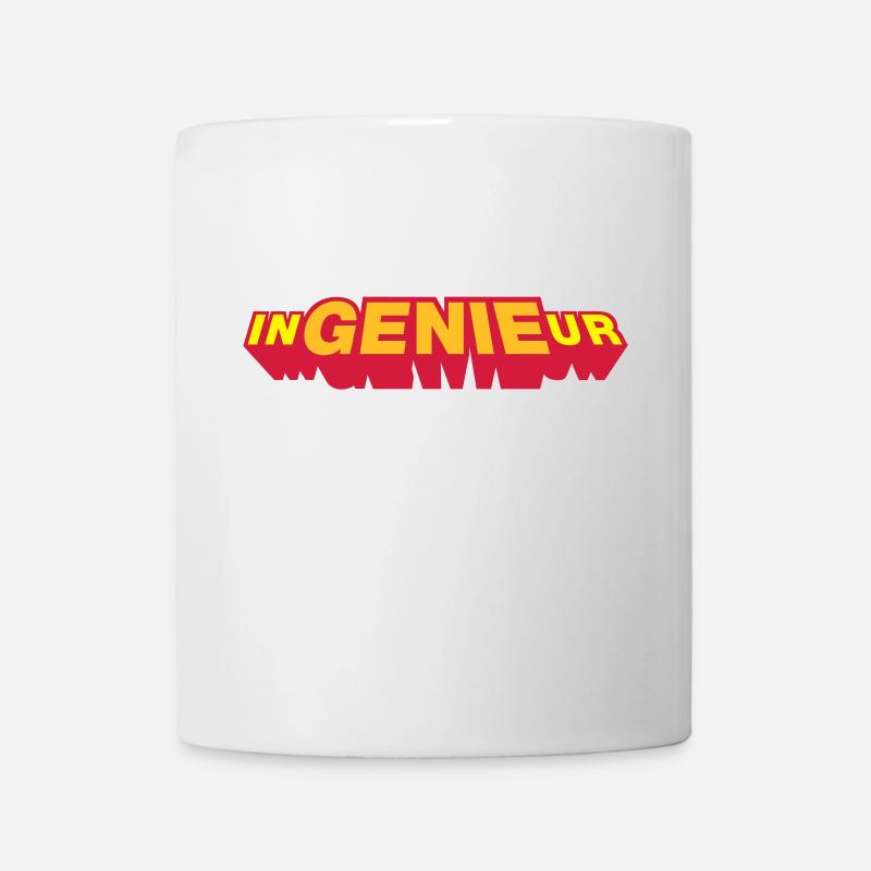 Im Ingenieur steckt das Genie - Tasse - Weiß