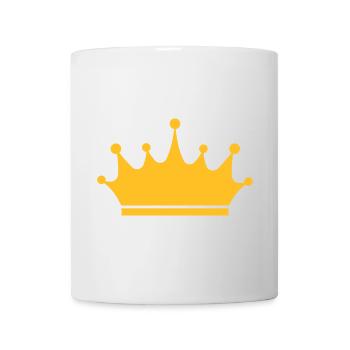 Krone - Tasse - Weiß - Vorne