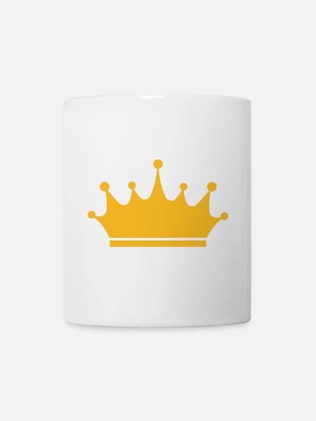 Krone - Tasse - Weiß
