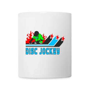 Disc Jockey / DJ / Geschenk / Geschenkidee - Tasse - Weiß - Vorne