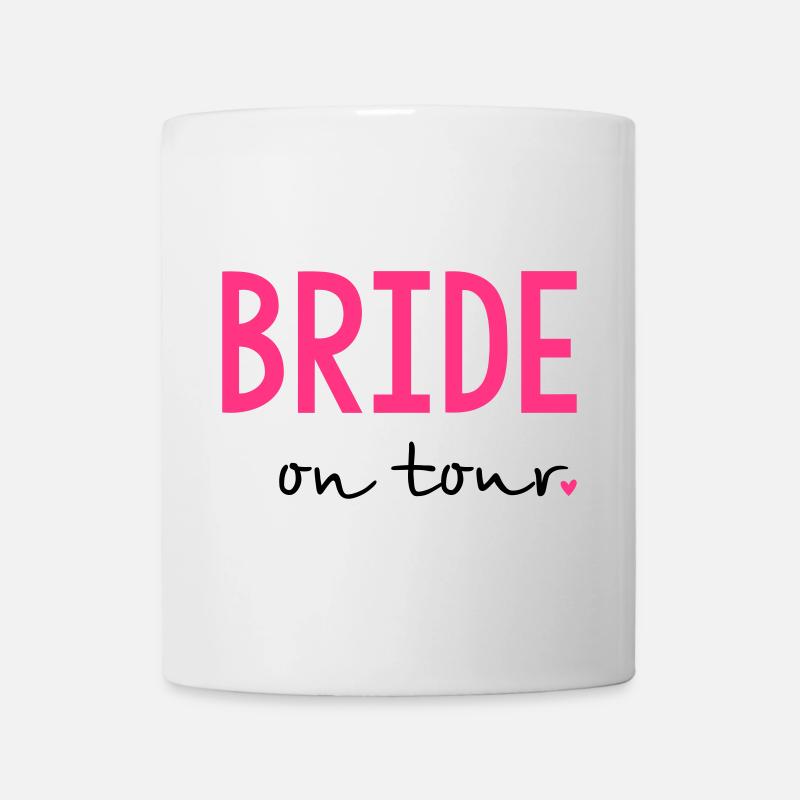 Bride on Tour Junggesellinnenabschied - Tasse - Weiß