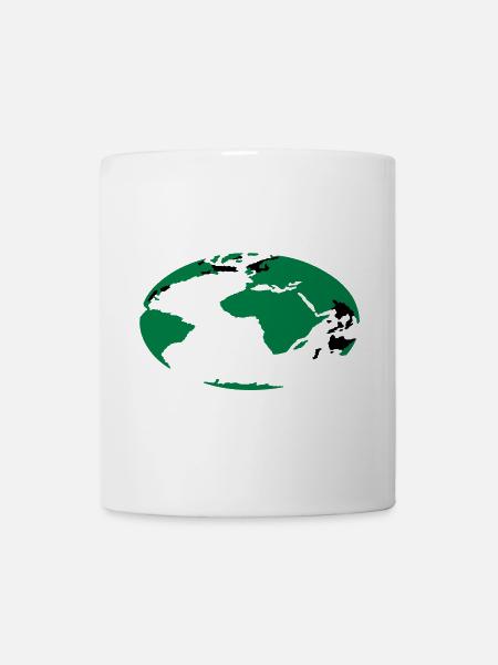 Erde - Tasse - Weiß