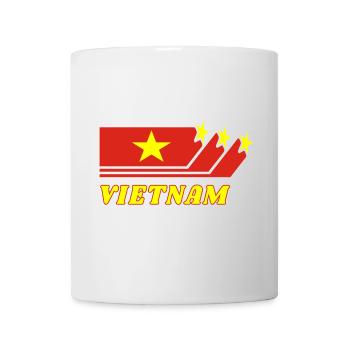 Vietnam Südostasien Asien Flagge Geschenk - Tasse - Weiß - Vorne