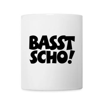 Basst Scho - Tasse - Weiß - Vorne