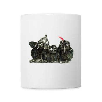 three young cheeky kraehen - Mug - white - Front
