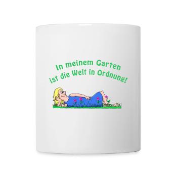 Mein Garten - Tasse - Weiß - Vorne