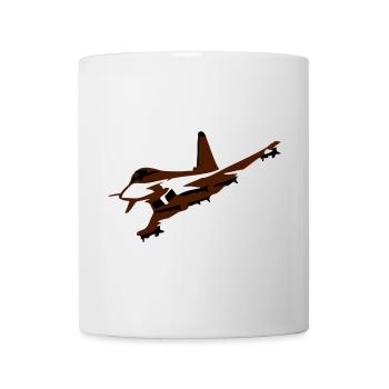fighter_vektor 2farbig - Mug blanc - blanc - Devant