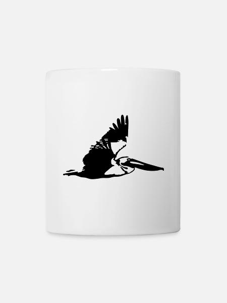 Pelikan - Tasse - Weiß
