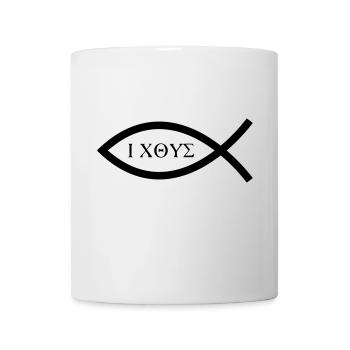ichthyschristian_symbol - Mug blanc - blanc - Devant