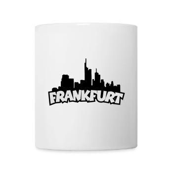 Frankfurt Skyline (Black / White) - Mug - white - Front