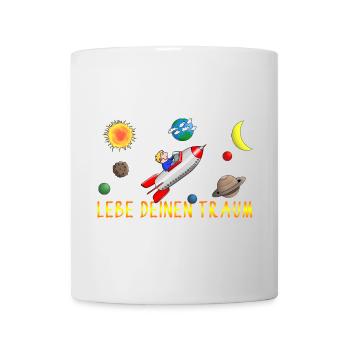 Vivez votre rêve - Mug blanc - blanc - Devant