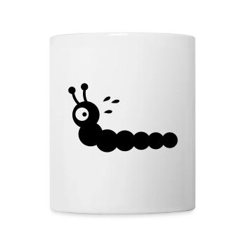 Angstschwitzender Wurm - Tasse - Weiß - Vorne