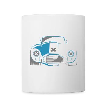 voiture de sport cobra V8 musclecars oldtimer voiture - Mug blanc - blanc - Devant