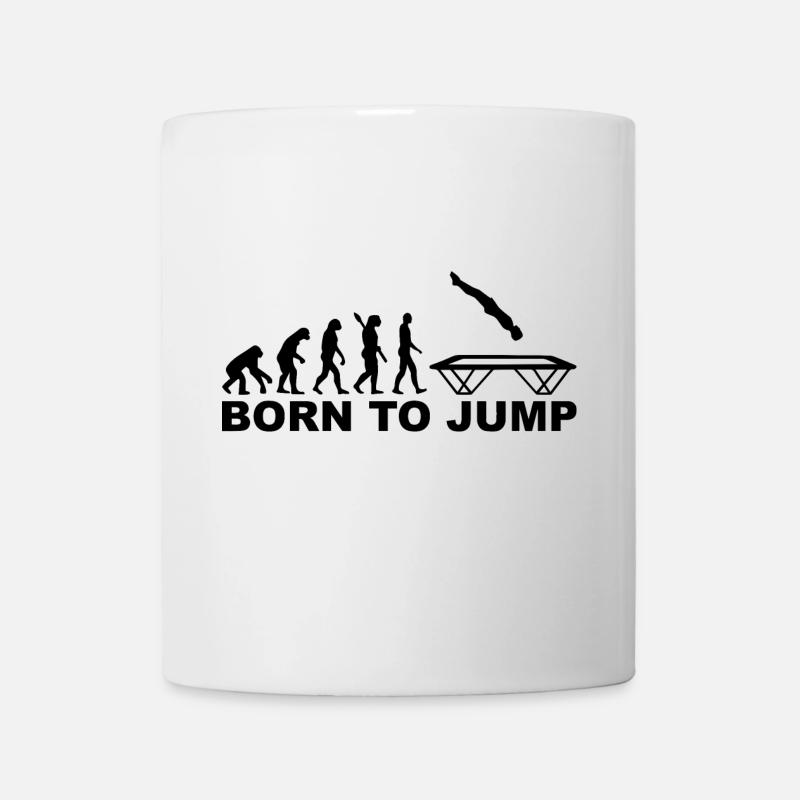 Trampolin - Tasse - Weiß