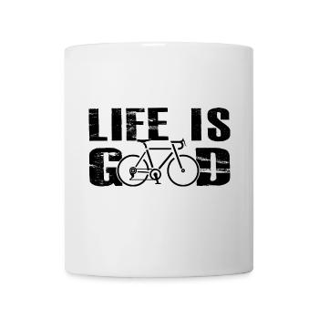 Fahrrad - Tasse - Weiß - Vorne